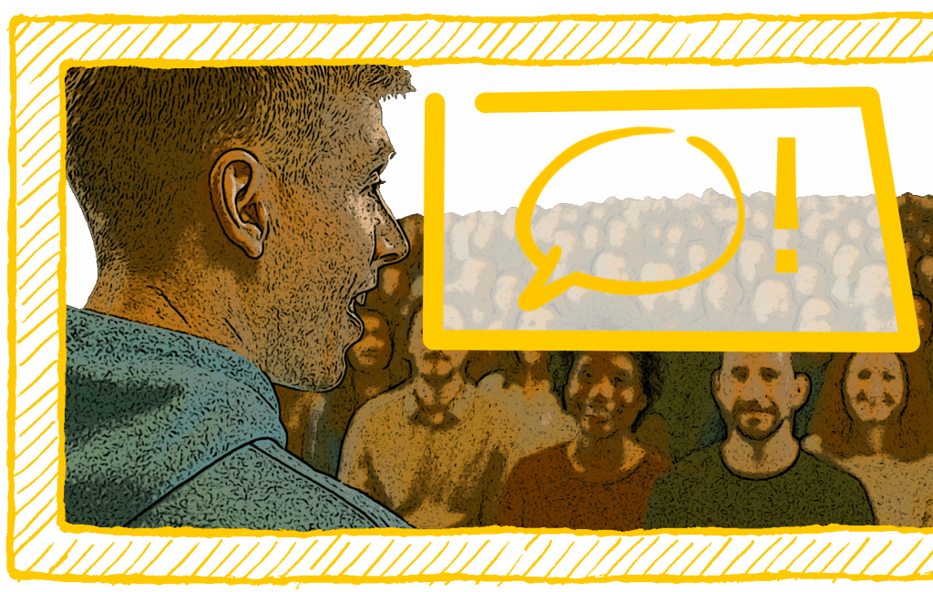 You will be able to talk...