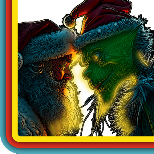 Santa grinch